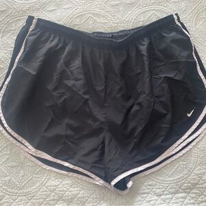 2x Nike Women's Black Athletic Shorts